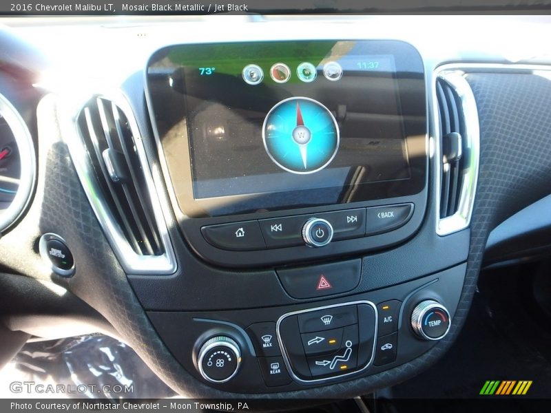 Mosaic Black Metallic / Jet Black 2016 Chevrolet Malibu LT