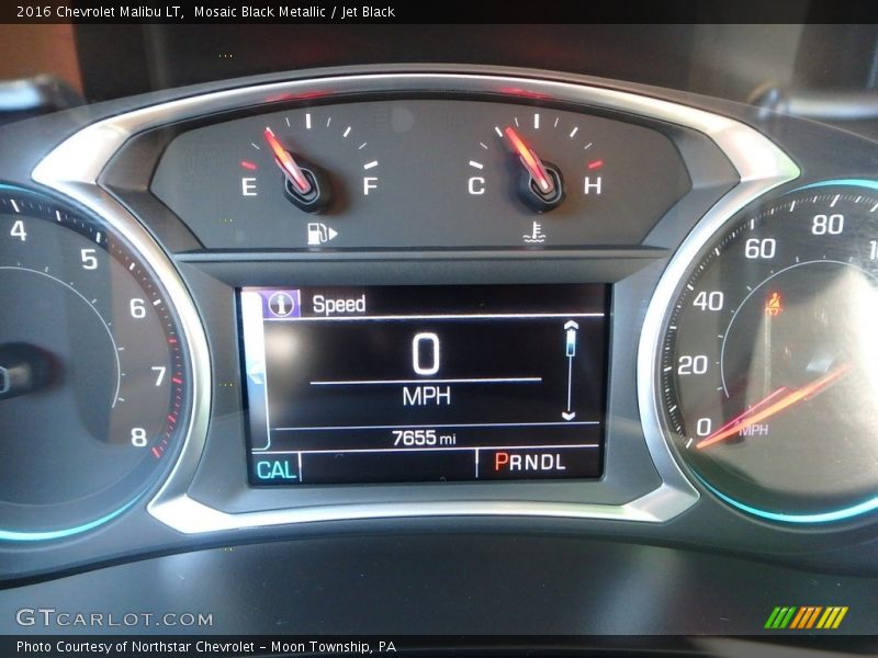 Mosaic Black Metallic / Jet Black 2016 Chevrolet Malibu LT