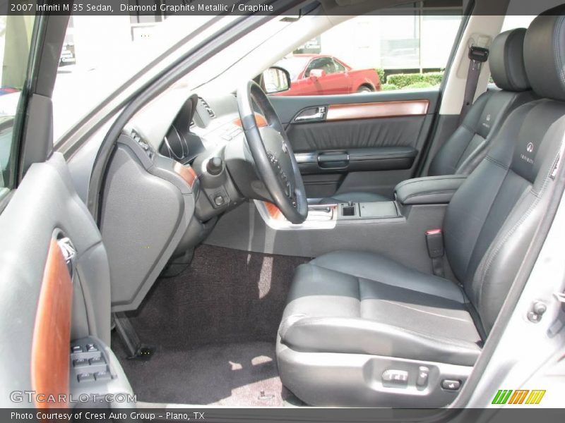 Diamond Graphite Metallic / Graphite 2007 Infiniti M 35 Sedan