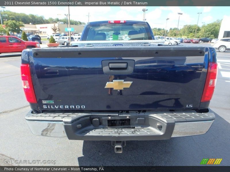 Imperial Blue Metallic / Dark Titanium 2011 Chevrolet Silverado 1500 Extended Cab