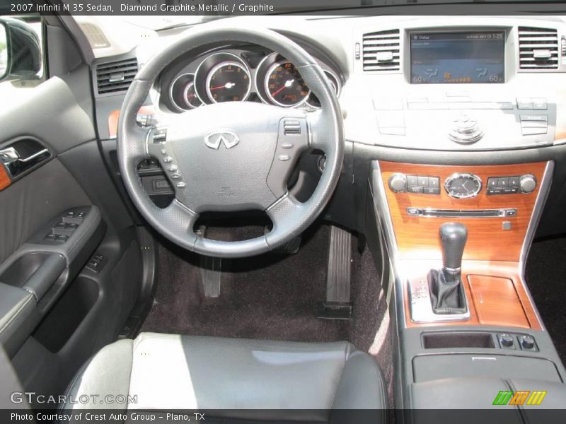 Diamond Graphite Metallic / Graphite 2007 Infiniti M 35 Sedan