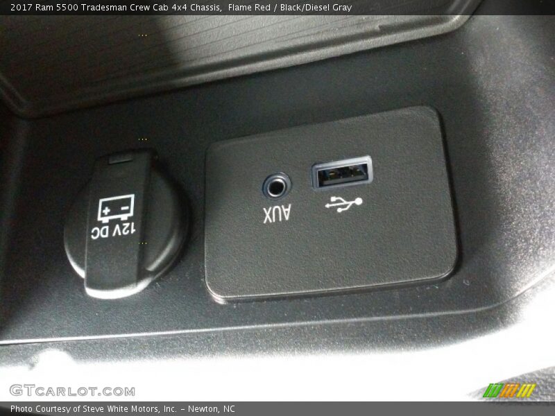 Flame Red / Black/Diesel Gray 2017 Ram 5500 Tradesman Crew Cab 4x4 Chassis