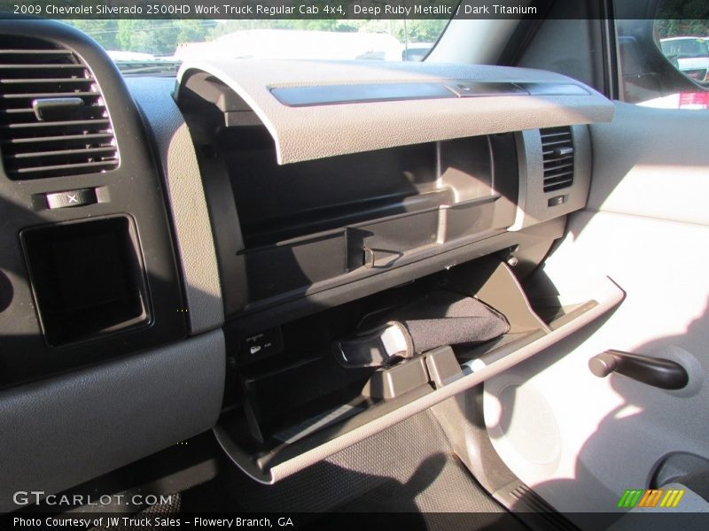 Deep Ruby Metallic / Dark Titanium 2009 Chevrolet Silverado 2500HD Work Truck Regular Cab 4x4