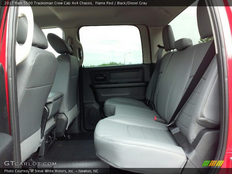 Rear Seat of 2017 5500 Tradesman Crew Cab 4x4 Chassis