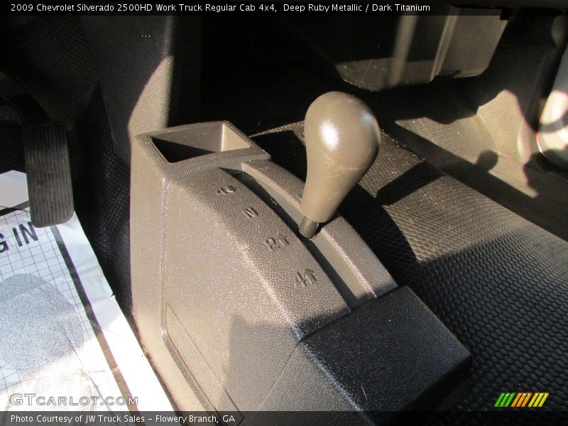 Deep Ruby Metallic / Dark Titanium 2009 Chevrolet Silverado 2500HD Work Truck Regular Cab 4x4