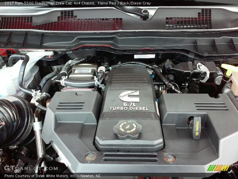  2017 5500 Tradesman Crew Cab 4x4 Chassis Engine - 6.7 Liter OHV 24-Valve Cummins Turbo-Diesel Inline 6 Cylinder