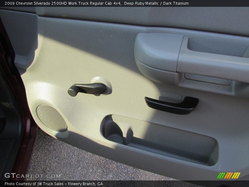 Deep Ruby Metallic / Dark Titanium 2009 Chevrolet Silverado 2500HD Work Truck Regular Cab 4x4