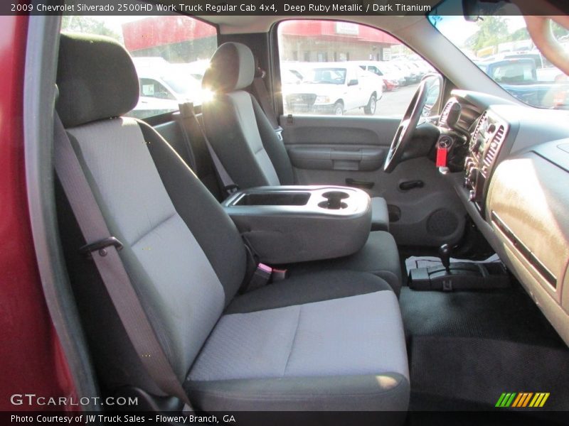 Deep Ruby Metallic / Dark Titanium 2009 Chevrolet Silverado 2500HD Work Truck Regular Cab 4x4