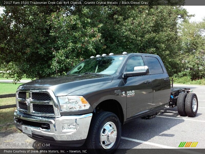 Granite Crystal Metallic / Black/Diesel Gray 2017 Ram 3500 Tradesman Crew Cab 4x4 Chassis