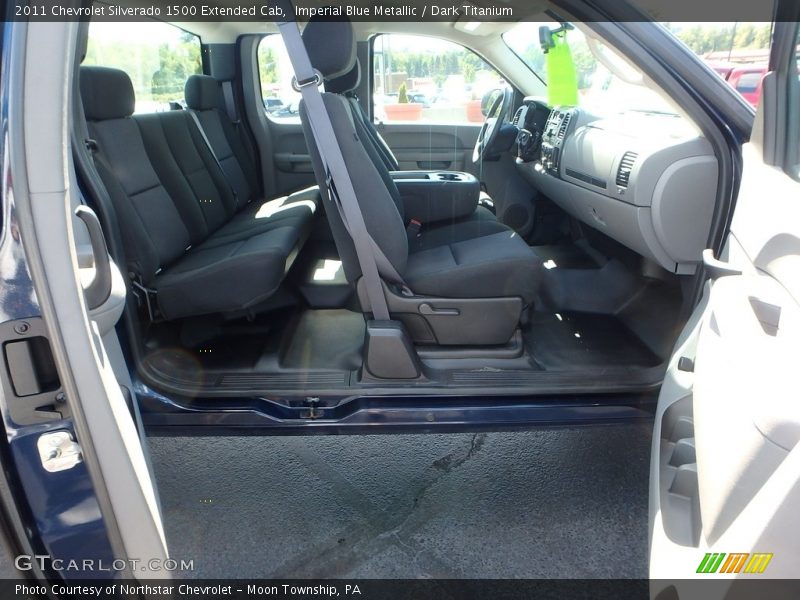 Imperial Blue Metallic / Dark Titanium 2011 Chevrolet Silverado 1500 Extended Cab
