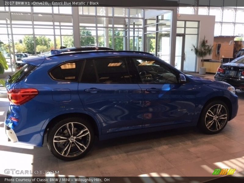 Estoril Blue Metallic / Black 2017 BMW X1 xDrive28i