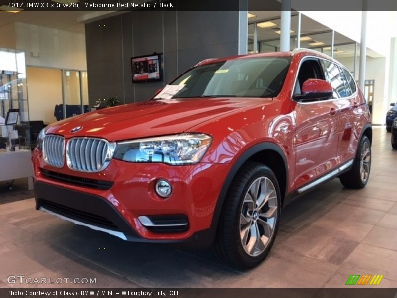 Front 3/4 View of 2017 X3 xDrive28i
