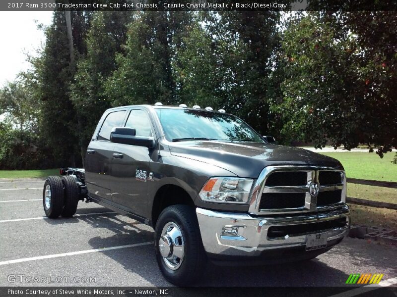 Granite Crystal Metallic / Black/Diesel Gray 2017 Ram 3500 Tradesman Crew Cab 4x4 Chassis