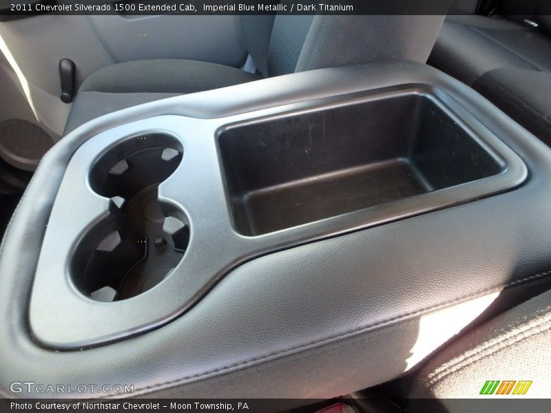 Imperial Blue Metallic / Dark Titanium 2011 Chevrolet Silverado 1500 Extended Cab