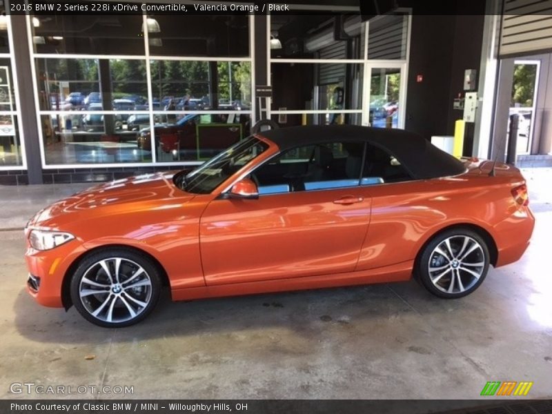  2016 2 Series 228i xDrive Convertible Valencia Orange