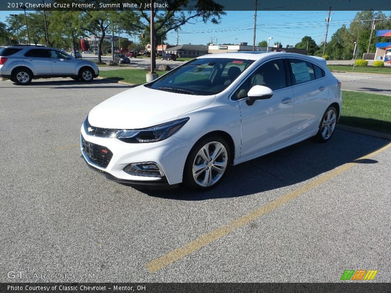 Summit White / Jet Black 2017 Chevrolet Cruze Premier