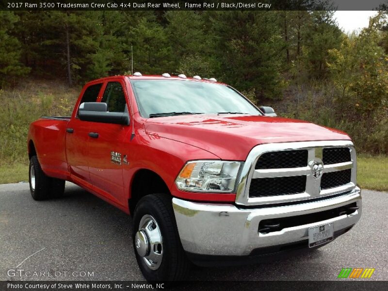 Front 3/4 View of 2017 3500 Tradesman Crew Cab 4x4 Dual Rear Wheel