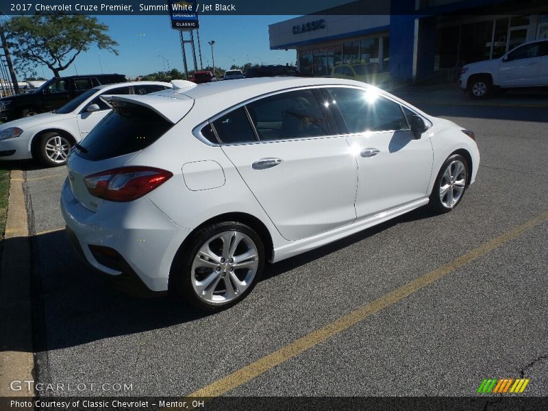 Summit White / Jet Black 2017 Chevrolet Cruze Premier