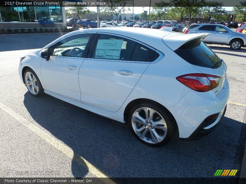 Summit White / Jet Black 2017 Chevrolet Cruze Premier