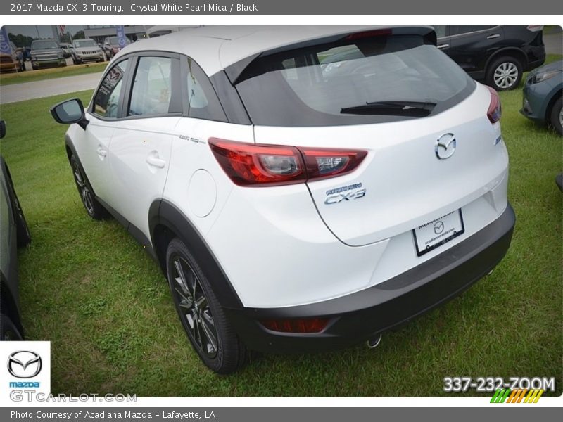 Crystal White Pearl Mica / Black 2017 Mazda CX-3 Touring