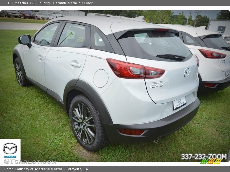 Ceramic Metallic / Black 2017 Mazda CX-3 Touring