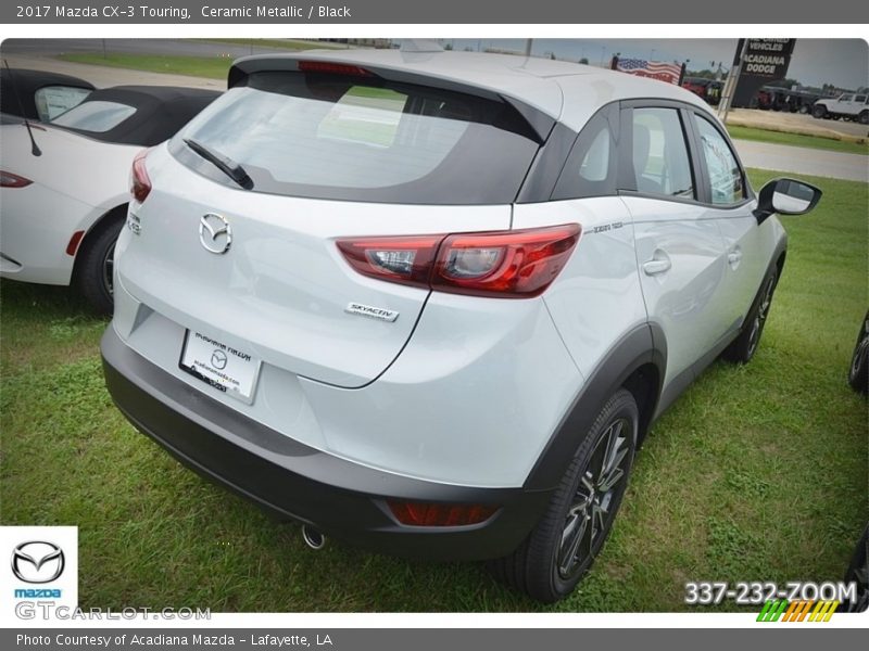 Ceramic Metallic / Black 2017 Mazda CX-3 Touring