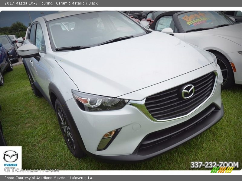 Ceramic Metallic / Black 2017 Mazda CX-3 Touring