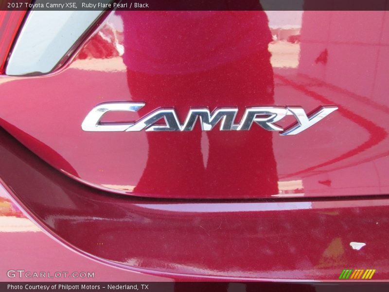 Ruby Flare Pearl / Black 2017 Toyota Camry XSE