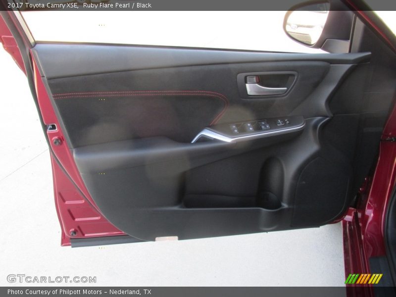 Ruby Flare Pearl / Black 2017 Toyota Camry XSE