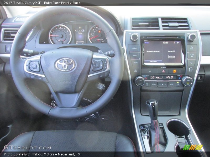 Ruby Flare Pearl / Black 2017 Toyota Camry XSE