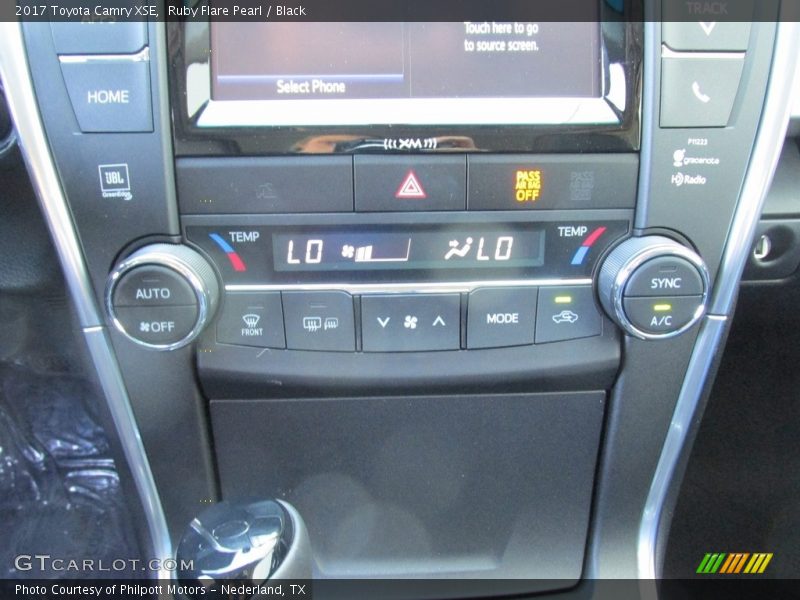 Ruby Flare Pearl / Black 2017 Toyota Camry XSE