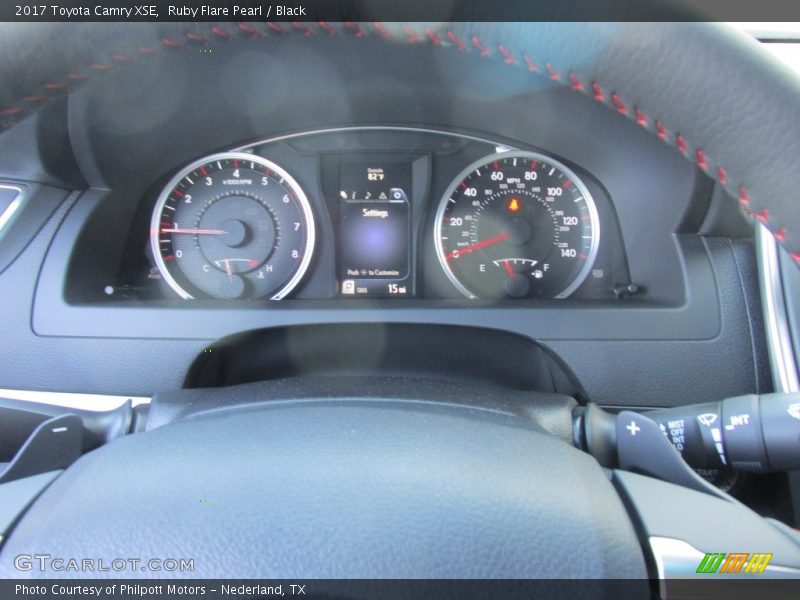 Ruby Flare Pearl / Black 2017 Toyota Camry XSE