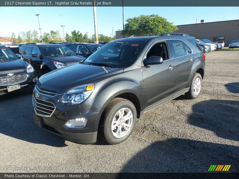 Nightfall Gray Metallic / Jet Black 2017 Chevrolet Equinox LT