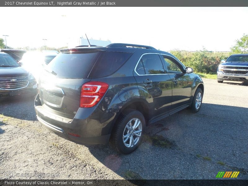 Nightfall Gray Metallic / Jet Black 2017 Chevrolet Equinox LT