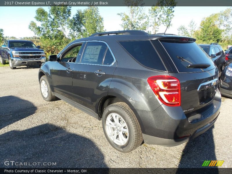 Nightfall Gray Metallic / Jet Black 2017 Chevrolet Equinox LT