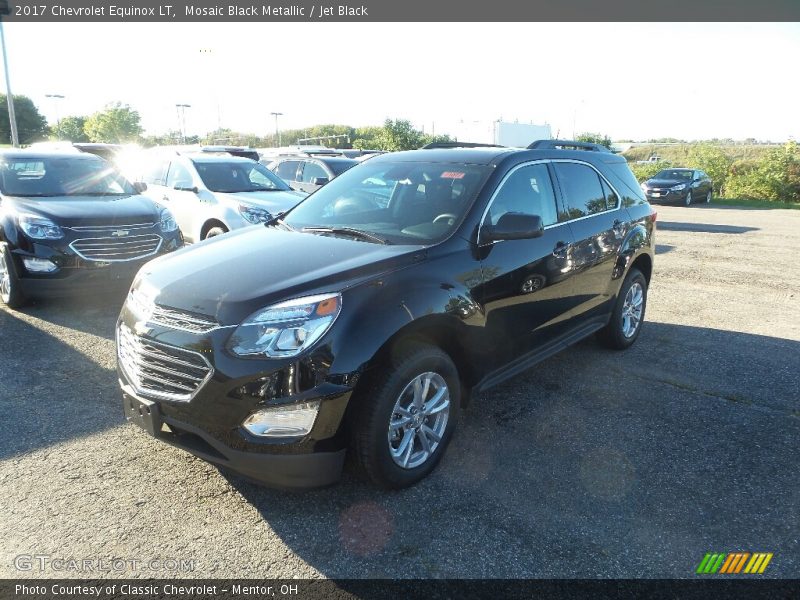 Mosaic Black Metallic / Jet Black 2017 Chevrolet Equinox LT