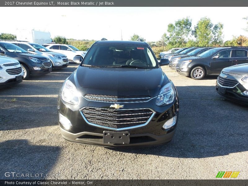 Mosaic Black Metallic / Jet Black 2017 Chevrolet Equinox LT