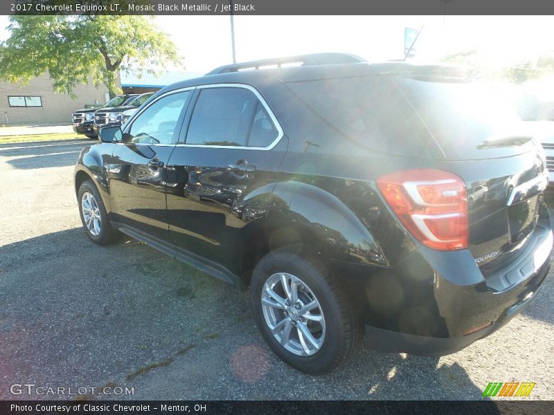 Mosaic Black Metallic / Jet Black 2017 Chevrolet Equinox LT