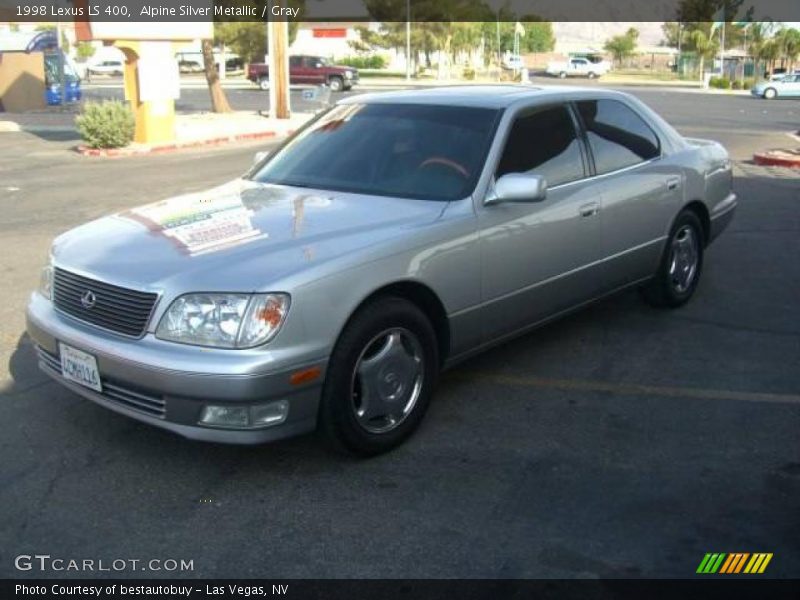 Alpine Silver Metallic / Gray 1998 Lexus LS 400