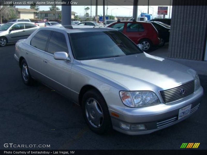 Alpine Silver Metallic / Gray 1998 Lexus LS 400