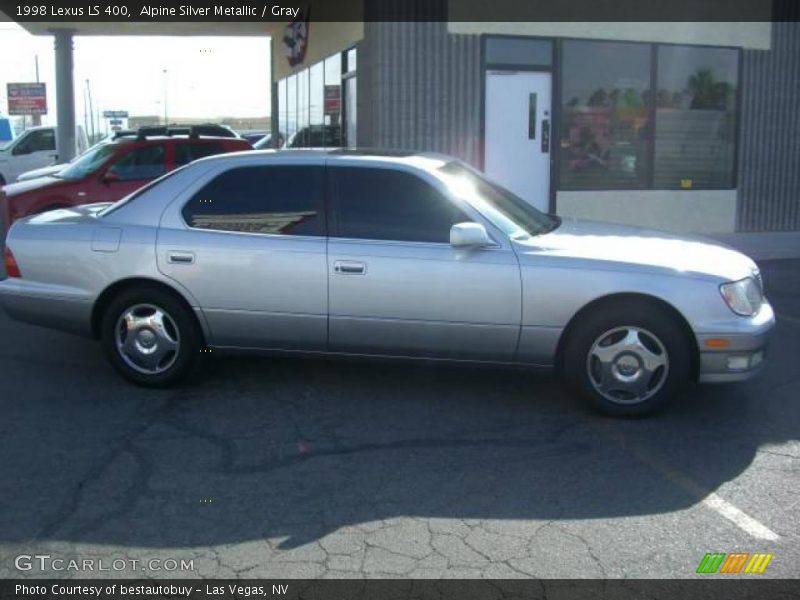 Alpine Silver Metallic / Gray 1998 Lexus LS 400