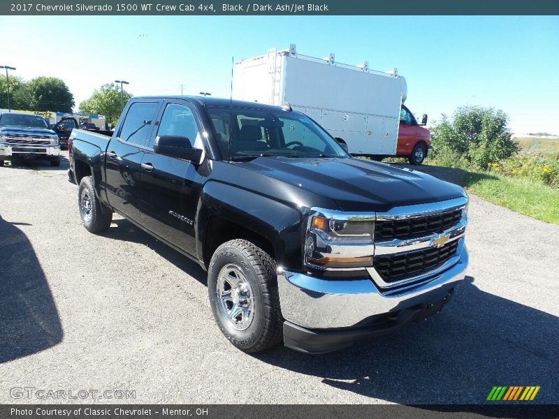 Black / Dark Ash/Jet Black 2017 Chevrolet Silverado 1500 WT Crew Cab 4x4