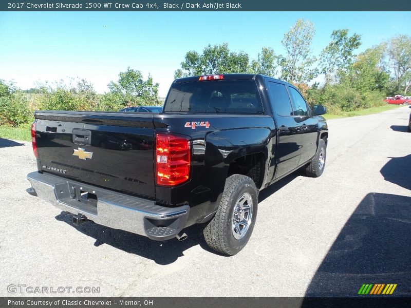 Black / Dark Ash/Jet Black 2017 Chevrolet Silverado 1500 WT Crew Cab 4x4