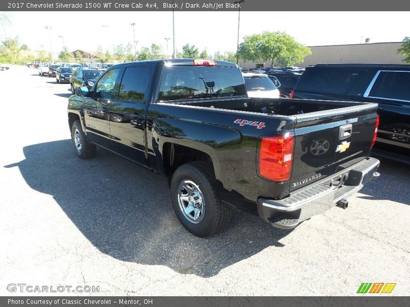 Black / Dark Ash/Jet Black 2017 Chevrolet Silverado 1500 WT Crew Cab 4x4