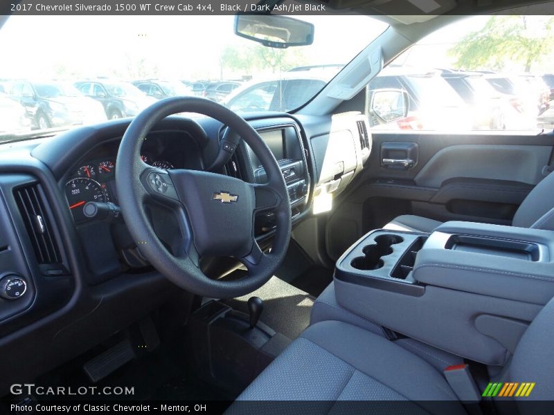 Black / Dark Ash/Jet Black 2017 Chevrolet Silverado 1500 WT Crew Cab 4x4