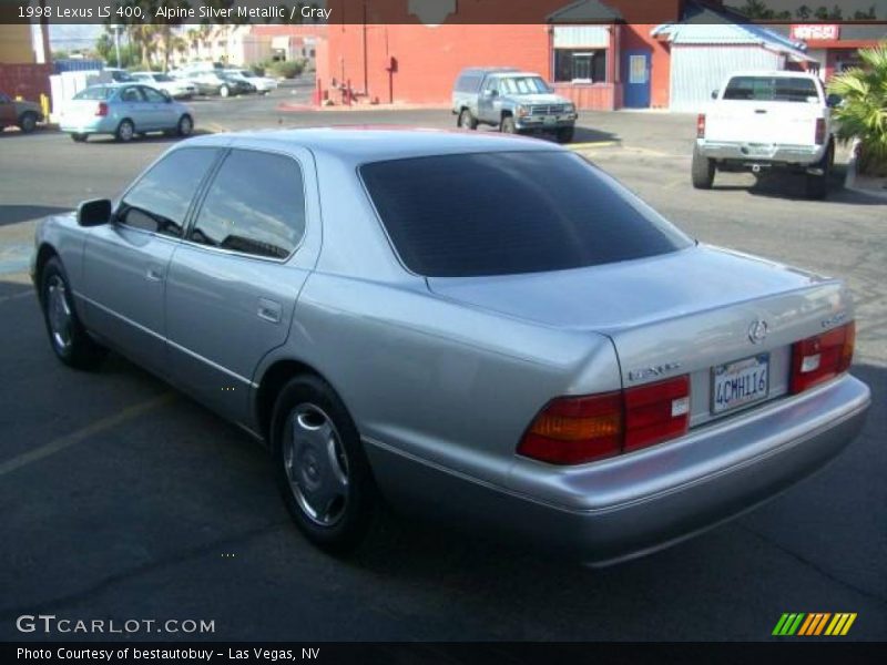 Alpine Silver Metallic / Gray 1998 Lexus LS 400