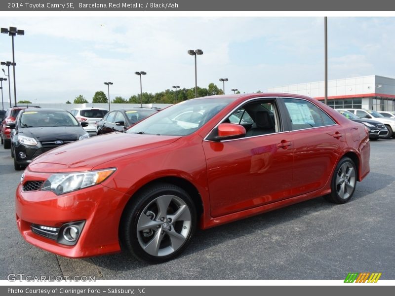 Barcelona Red Metallic / Black/Ash 2014 Toyota Camry SE