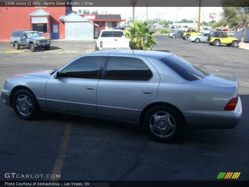 Alpine Silver Metallic / Gray 1998 Lexus LS 400