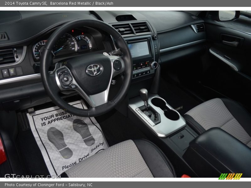 Barcelona Red Metallic / Black/Ash 2014 Toyota Camry SE