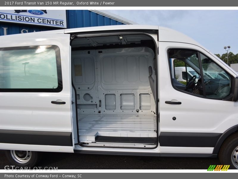 Oxford White / Pewter 2017 Ford Transit Van 150 MR Regular